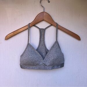 Calvin Klein Grey Bralette Size Medium